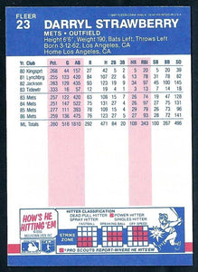 Darryl Strawberry 1987 Fleer Series Mint Card #23