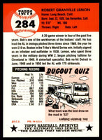 Bob Lemon 1991 Topps 1953 Archives Series Mint Card  #284
