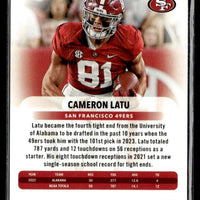 Cameron Latu 2023 Panini Prestige Xtra Points Diamond Series Mint Card #317