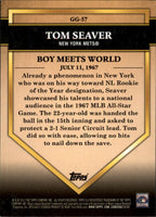 Tom Seaver 2012 Topps Golden Greats Series Mint Card #GG57
