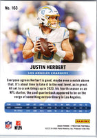 Justin Herbert 2023 Panini Prestige Series Mint Card #163
