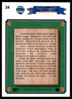 Nolan Ryan 1990 Upper Deck Series Mint Card #34
