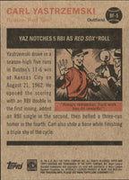 Carl Yastrzemski 2011 Topps Heritage Baseball Flashbacks Series Mint Card #BF-5
