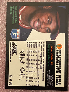 Albert Belle 1994 Score Tombstone Pizza Series Mint Card #17