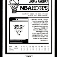 Julian Phillips 2023 2024 Panini Hoops Series Mint Rookie Card #256