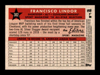 Francisco Lindor 2019 Topps Archives Series Mint Card #302
