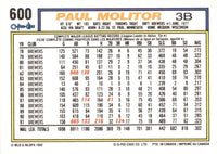 Paul Molitor 1992 O-Pee-Chee Series Mint Card #600
