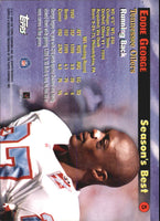 Eddie George 1998 Topps Season's Best Series Mint Rookie Card #5
