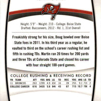 Doug Martin 2012 Topps Platinum Series Mint Rookie Card #108