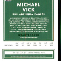 Michael Vick 2020 Donruss Series Mint Card #212