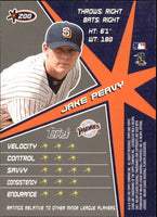 Jake Peavy 2001 Topps Stars Series Mint ROOKIE Card #200
