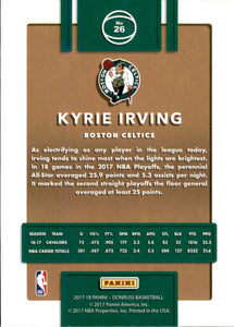 Kyrie Irving 2017 2018 Panini Donruss Series Mint Card #26