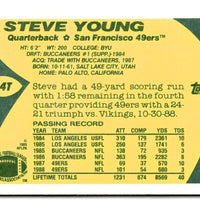 Steve Young 1989 Topps Traded Series Mint Card #24T