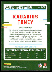 Kadarius Toney 2023 Donruss Series Mint Card #145