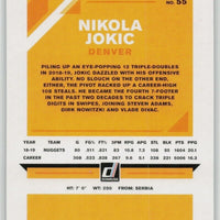 Nikola Jokic 2019 2020 Panini Donruss Series Mint Card #55