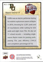 Robert Griffin III 2013 Upper Deck Football Heroes Series Mint Card #RG3-10
