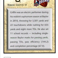 Robert Griffin III 2013 Upper Deck Football Heroes Series Mint Card #RG3-10