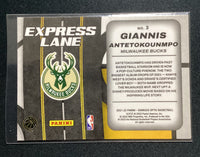 Giannis Antetokounmpo 2021 2022 Donruss Optic Express Lane Series Mint Card #3
