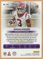 Jordan Addison 2023 Panini Prestige Series Mint Rookie Card #352
