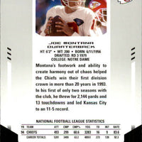 Joe Montana 2004 Leaf Certified Series Mint Card #137