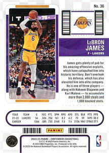 LeBron James 2022 2023 Panini Contenders Season Ticket Series Mint Card #36