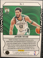 Jayson Tatum 2022 2023 Panini Contenders Game Night Ticket Series Mint Card #2
