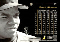 Frank Thomas 1996 Pinnacle Aficionado Series Mint Card #59
