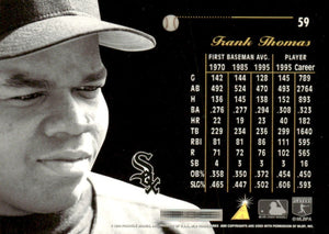Frank Thomas 1996 Pinnacle Aficionado Series Mint Card #59