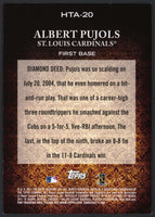 Albert Pujols 2011 Topps Diamond Anniversary Series Mint Card #HTA-20
