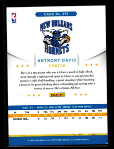 Anthony Davis 2012 2013 Panini Hoops Series Mint ROOKIE Card #275