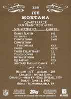 Joe Montana 2009 Topps Mayo Series Mint Card #125
