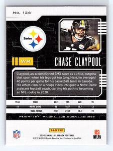 Chase Claypool 2020 Playbook Series Mint Rookie Card #126