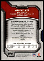 Wes Welker 2012 Topps Strata Series Mint Rookie Card #109
