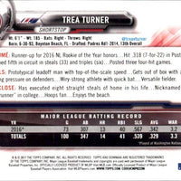 Trea Turner 2017 Bowman Series Mint Card #12
