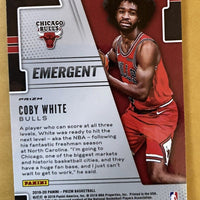 Coby White 2019 2020 Panini Prizm Emergent Series Mint Card #1