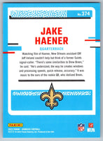 Jake Haener 2023 Panini Donruss Rated Rookie Series Mint Card #374
