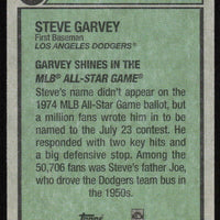 Steve Garvey 2023 Topps Heritage Baseball Flashbacks Series Mint Card #BF-7