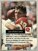 Joe Montana 1994 Playoff Series Mint Card #1
