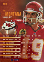 Joe Montana 1995 Fleer Series Mint Card #183
