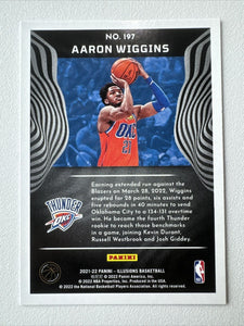 Aaron Wiggins 2021 2022 Panini Illusions Series Mint Rookie Card #197