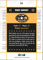 Mark Sanchez 2009 Razor Army All-American Bowl Series Mint Card #54
