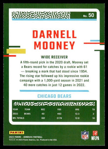 Darnell Mooney 2023 Donruss Press Proof Blue Series Mint Card #50