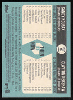 Sandy Koufax / Clayton Kershaw 2014 Topps Heritage Then & Now Series Mint Card #TAN-KK
