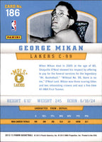 George Mikan 2012 2013 Panini Series Mint Card #186
