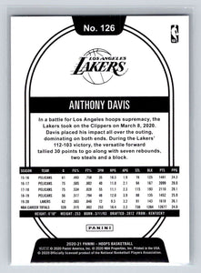 Anthony Davis 2020 2021 Hoops Series Mint Card #126