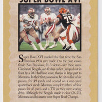 Joe Montana 1995 Collector's Choice Trilogy Series Mint Card #MT5