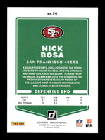 Nick Bosa 2021 Donruss Series Mint Card #56
