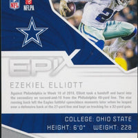 Ezekiel Elliott 2019 Score Epix Moment Series Mint Card #EM-9