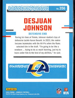 Desjuan Johnson 2023 Panini Donruss Rated Rookie Series Mint Card #356
