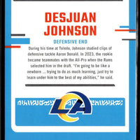 Desjuan Johnson 2023 Panini Donruss Rated Rookie Series Mint Card #356